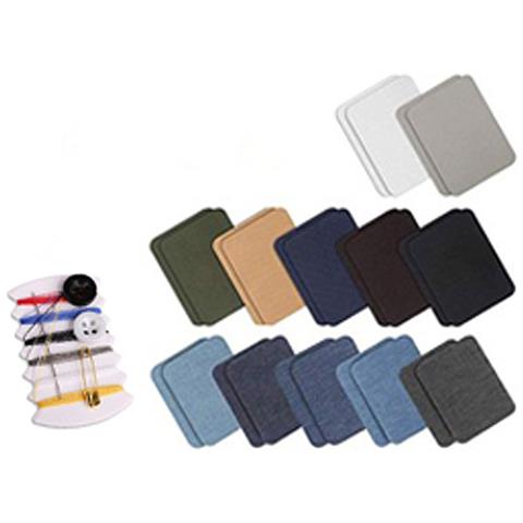 Toppe Termoadesive Per Riparazioni 24 Pezzi In 12 Colori Multicolor - Foto 1