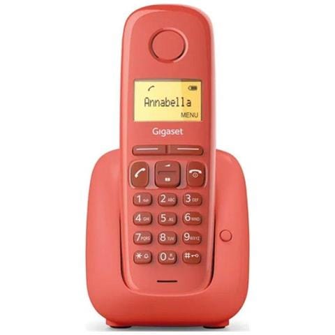 Telefono Cordless A180 Colore: Rosso - Foto 1
