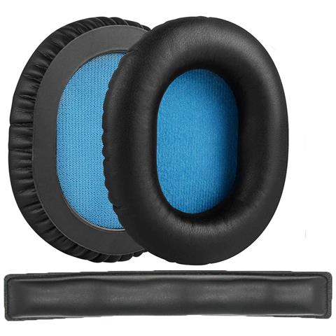Cuscinetti Auricolari In Pelle Pu-protein Per Sennheiser Hd8 Dj /hd6 Mix Con Fascia Hd8 Black - Foto 6