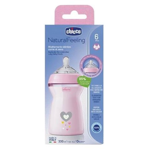 Biberon Chicco 81335.100 Natural Feeling Rosa - Foto 2