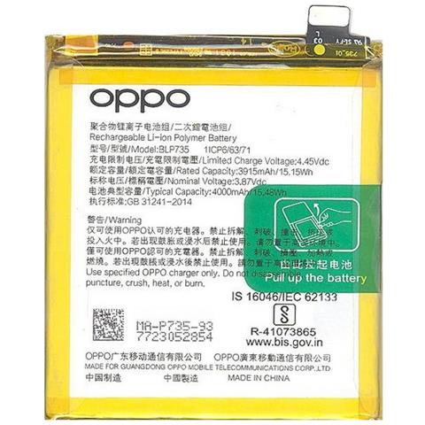 Batteria Litio Integrata Originale Blp735 Bulk Per Reno2 - Foto 1