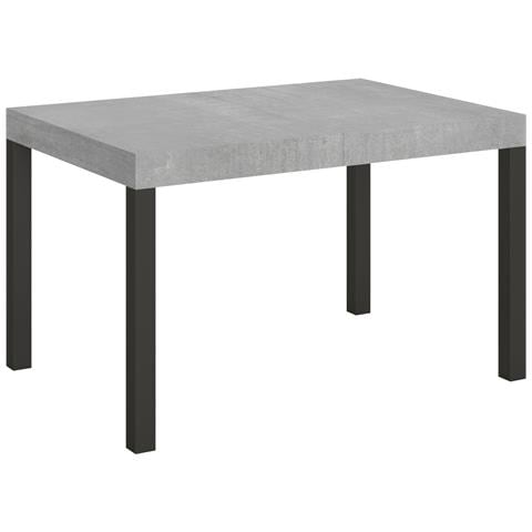 Tavolo Allungabile 90x130/234 Cm Everyday Telaio Antracite - Cemento - Foto 5