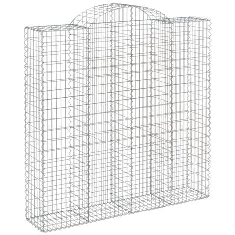 Cesto Gabbione Ad Arco 200x50x200/220 Cm Ferro Zincato - Foto 1