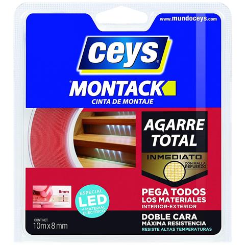 Nastro Adesivo Montack (10 M X 8 Mm) - Foto 1