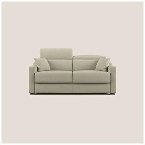 Amber Divano letto matrimoniale in tessuto smacchiabile T05 211 cm (mat. 160x197) panna - Foto 3