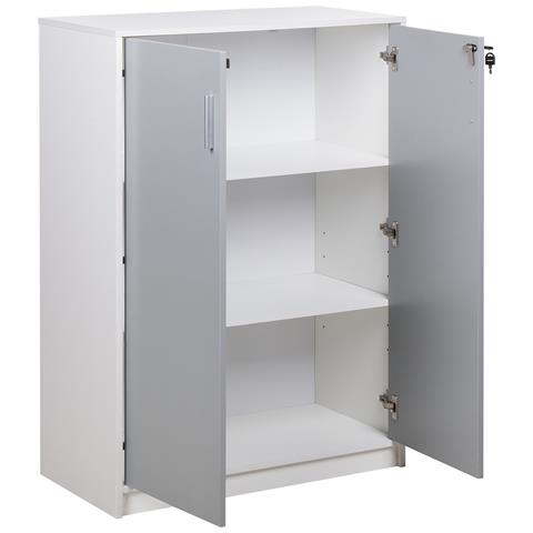 Armadietto Da Ufficio Zehna Grigio Chiaro - Foto 2