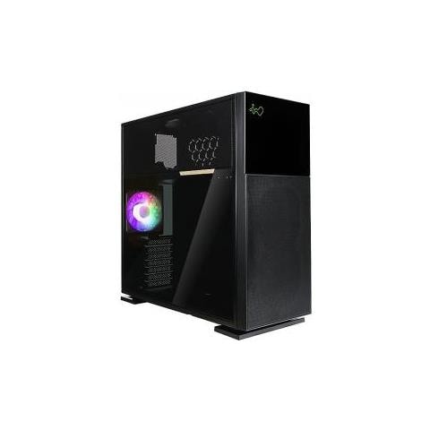 Case IW-CS-515BLK-1AL120 Midi Tower Micro ATX, EATX, micro-ATX, Mini-ATX 3 Porte USB 3.1 Colore Nero (Finestrato) - Foto 1