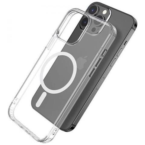 Magnetic Hybrid Clear Case For Iphone 13 Pro Custodia Per Cellulare 15,5 Cm (6.1"") Cover Trasparente - Foto 1