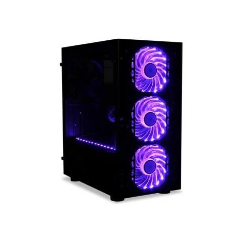 Case Passion V4 Mini TowerATX / Micro-ATX Porte USB 1x3.0 / 2x2.0 Colore Nero - Foto 2