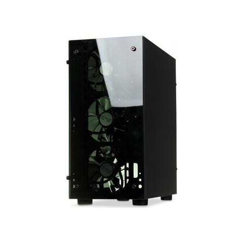 Case Passion V4 Mini TowerATX / Micro-ATX Porte USB 1x3.0 / 2x2.0 Colore Nero - Foto 1