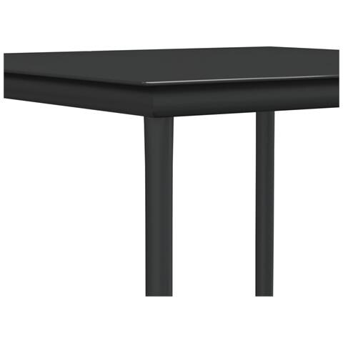Set Pranzo da Giardino 5pz con Cuscini in Polyrattan e Acciaio - Foto 10