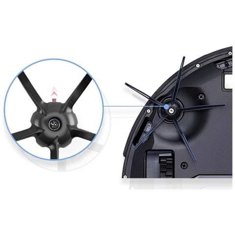 Set Di Spazzole Laterali Di Ricambio Per Aspirapolvere Robot Xiaomi Roborock Q7/q7 Max Series Black - Foto 2