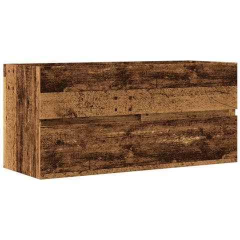 Mobile Lavabo Legno Antico 100x38,5x45 Cm In Legno Multistrato - Foto 2