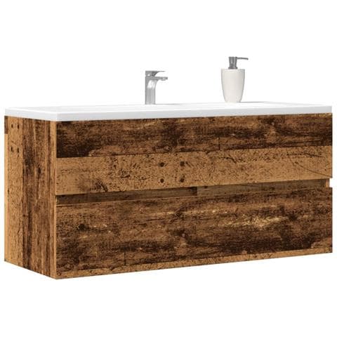 Mobile Lavabo Legno Antico 100x38,5x45 Cm In Legno Multistrato - Foto 1