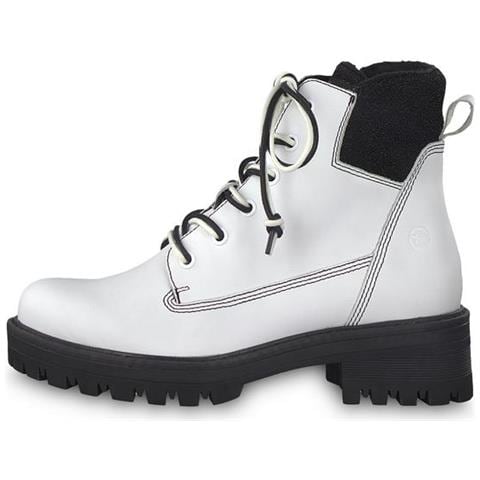 Stivali Isolati In Pelle Bianca Da Donna Con Cerniera 39 - Foto 3