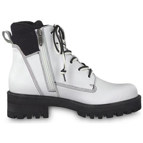 Stivali Isolati In Pelle Bianca Da Donna Con Cerniera 39 - Foto 1