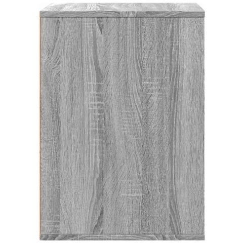 Cassettiera Angolare Grigio Sonoma 60x41x58cm Legno Multistrato - Foto 2