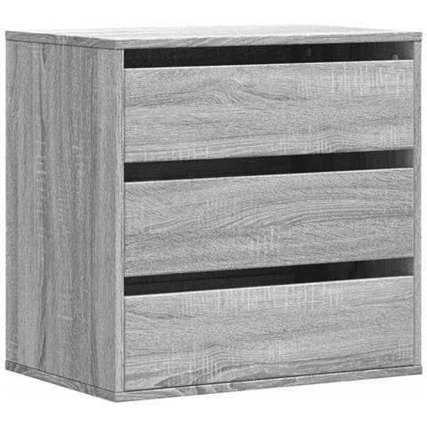 Cassettiera Angolare Grigio Sonoma 60x41x58cm Legno Multistrato - Foto 1