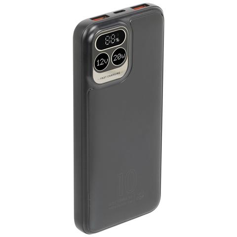 Powerbank Va2511 10000mah 2 Usb-a /usb-c Qc 3.0/pd 20w Con Display Digitale, Nero - Foto 1