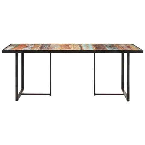 Tavolo Da Pranzo 200 Cm In Legno Massello Di Recupero - Foto 1