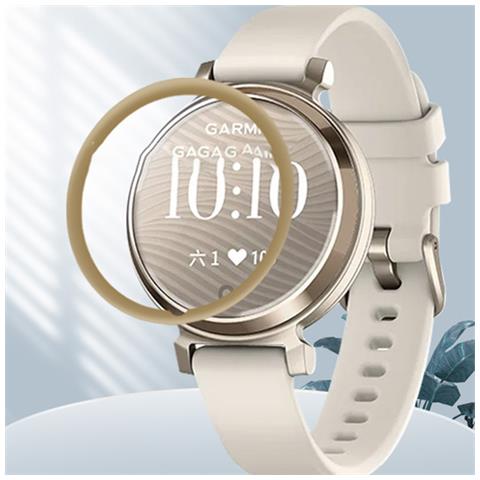 Garmin Lily 2 Pellicola Protettiva Per Lo Schermo, Pellicola Morbida Curva 3d, Oro, Confezione Da 2 - Foto 3