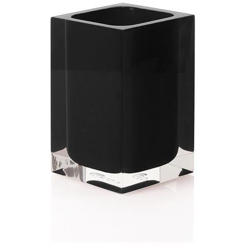 Portaspazzolini D'appoggio In Resina Ra98 Serie Rainbow Nero - Foto 1