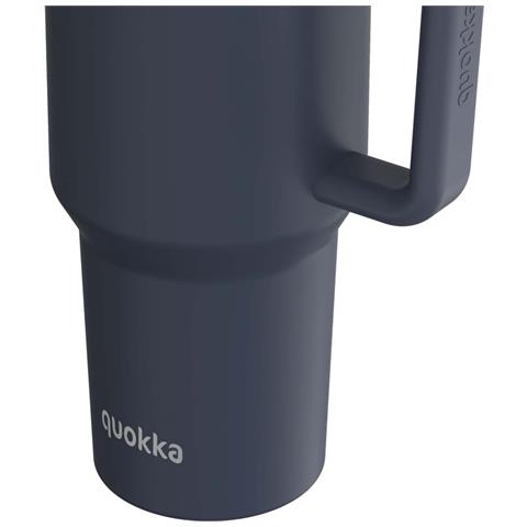 Bicchiere Termico 950 Ml Con Cannuccia E Manico Ergonomico, Grafite - Foto 5
