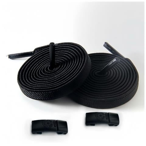 Lacci Per Scarpe Con Chiusura Magnetica, Elastici E Facili Da Usare, 2 Paia, Compatibili Con Scarpe Da Ginnastica, Scarpe Eleganti E Casual Black - Foto 2