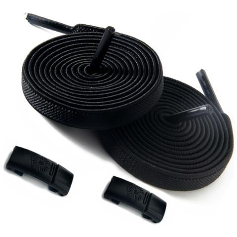 Lacci Per Scarpe Con Chiusura Magnetica, Elastici E Facili Da Usare, 2 Paia, Compatibili Con Scarpe Da Ginnastica, Scarpe Eleganti E Casual Black - Foto 1