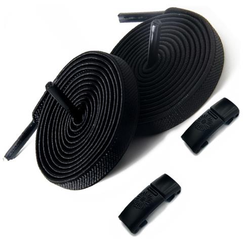 Lacci Per Scarpe Con Chiusura Magnetica, Elastici E Facili Da Usare, 2 Paia, Compatibili Con Scarpe Da Ginnastica, Scarpe Eleganti E Casual Black - Foto 3
