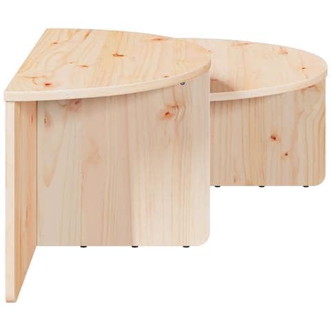 Tavolino da salotto 2 pcs Naturale 79 x 39.5 x 40 cm - Foto 9