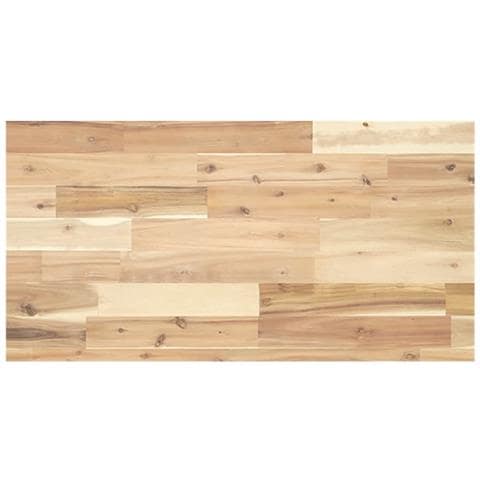 Ripiano a Parete 100x40x4 cm Legno Massello Acacia Non Trattato - Foto 1
