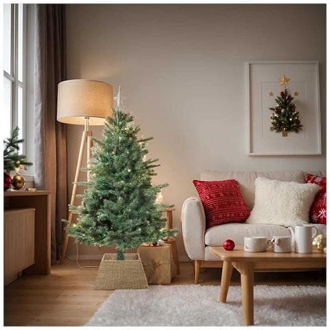 Collare per Albero di Natale Marrone 50 x 50 x 25 cm seagrass - Foto 2