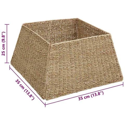 Collare per Albero di Natale Marrone 50 x 50 x 25 cm seagrass - Foto 7