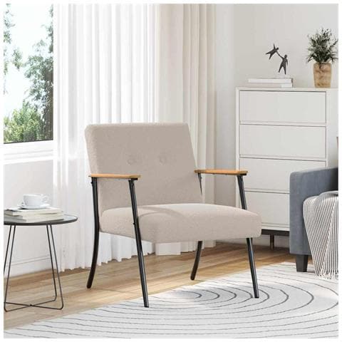 poltrona Grigio chiaro 59 x 75 x 78 cm - Foto 2