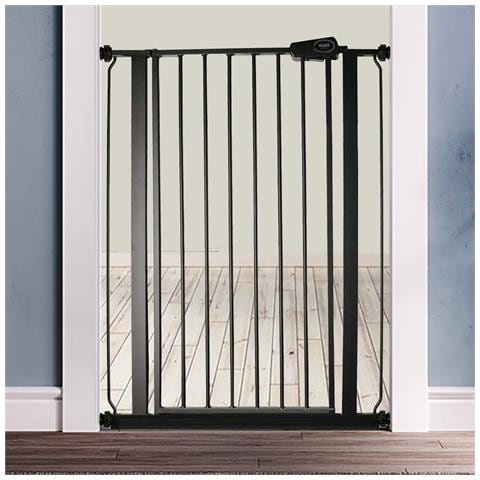 Bettacare Cancelletto Child & Pet Per Bambini E Animali, 81.4cm - 89cm, Nero Opaco, Cancelletto Extra Alto Con Un'altezza Di 104cm - Foto 4