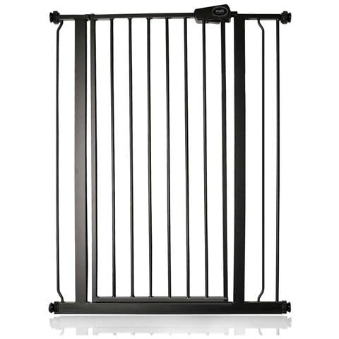 Bettacare Cancelletto Child & Pet Per Bambini E Animali, 81.4cm - 89cm, Nero Opaco, Cancelletto Extra Alto Con Un'altezza Di 104cm - Foto 1
