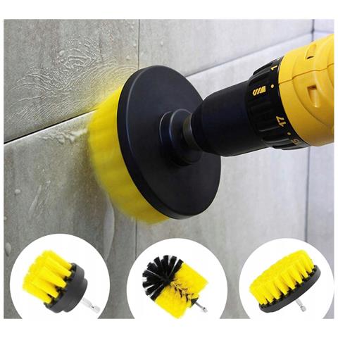 Set Di Spazzole Per Trapano - 12 Pezzi Per Pulizia Universale | Alta Qualità, Compatibile Con Trapani 1/4"" | Bagno, Auto, Pavimenti - Foto 8