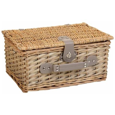 Cestino Pic-nic Marrone 40x28x19h - Foto 2