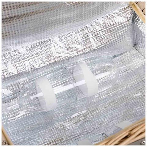 Cestino Pic-nic Marrone 40x28x19h - Foto 8