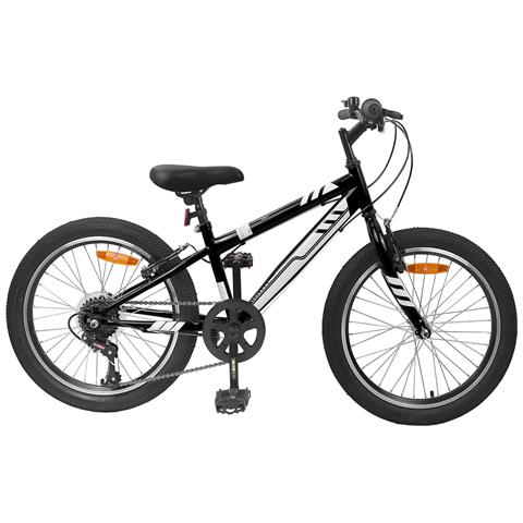 Mountain Bike 20 Pollici 6-Speed per 5-8 anni Nero - Foto 1