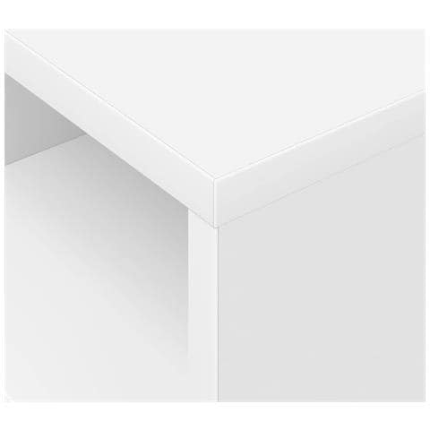 Tavolino 2 pcs Bianco 30,5 x 30 x 45 cm Legno multistrato - Foto 9