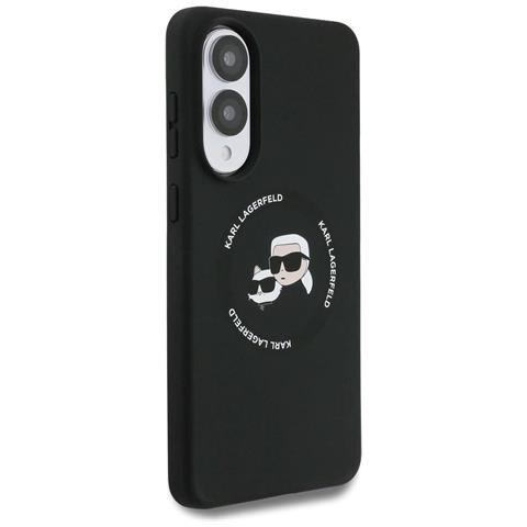 Custodia Per Telefono Nera In Silicone Con Magsafe Per Samsung Galaxy S25 Karl Lagerfeld - Foto 5