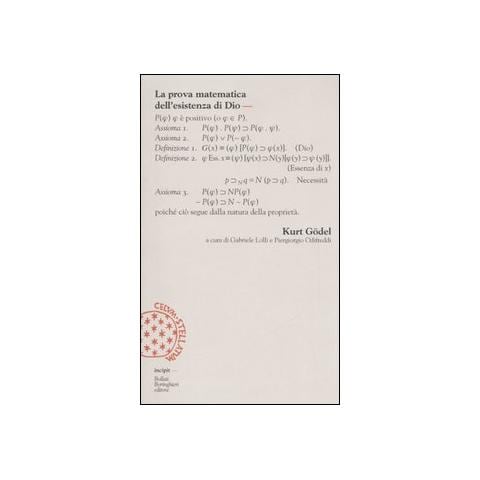 Kurt Gödel - La prova matematica dell'esistenza di Dio - Foto 1