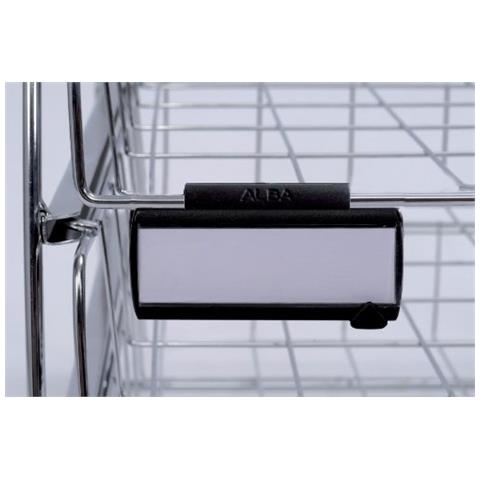 portacorrispondenza cor4f 4 ripiani scorrevoli in metallo alba - Foto 2