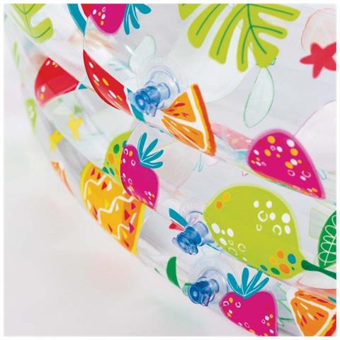 59431NP - Piscina Gonfiabile Rotonda Stampa Fantasia 132x28 cm - Foto 2