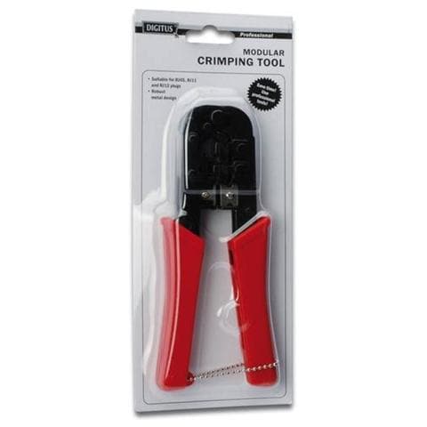 Pinza In Metallo Per Crimpare Connettori Telefonici Modulari Rj12 6 Poli E 8 Poli Rj45 (Dn-94007)  - Foto 2