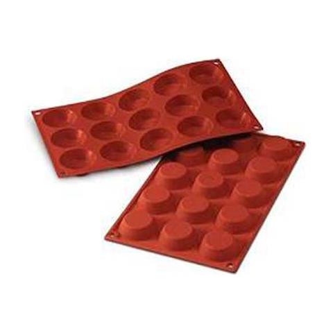 Stampo 15 Tartellette 5x1,5cm Classic Silicone Terracotta - Foto 1