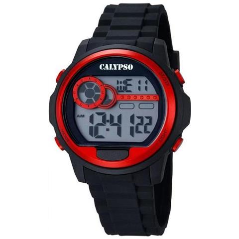 Orologio Digitale Unisex, Con Display Lcd Digitale E Cinturino In Plastica, Colore: Nero, 2 K5667 - Foto 2