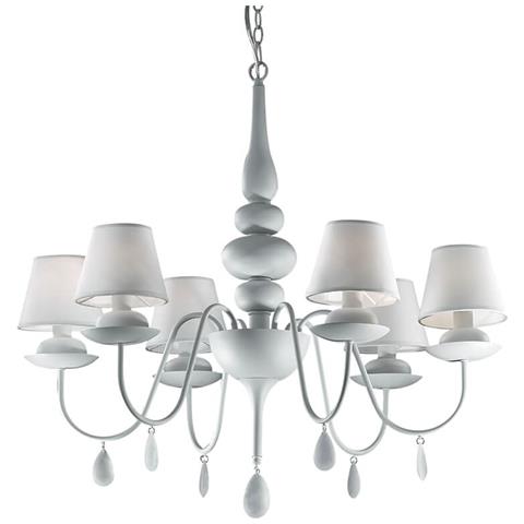 Lampada A Sospensione 6 X 40w E14 Ideal Lux Bianco - Foto 1